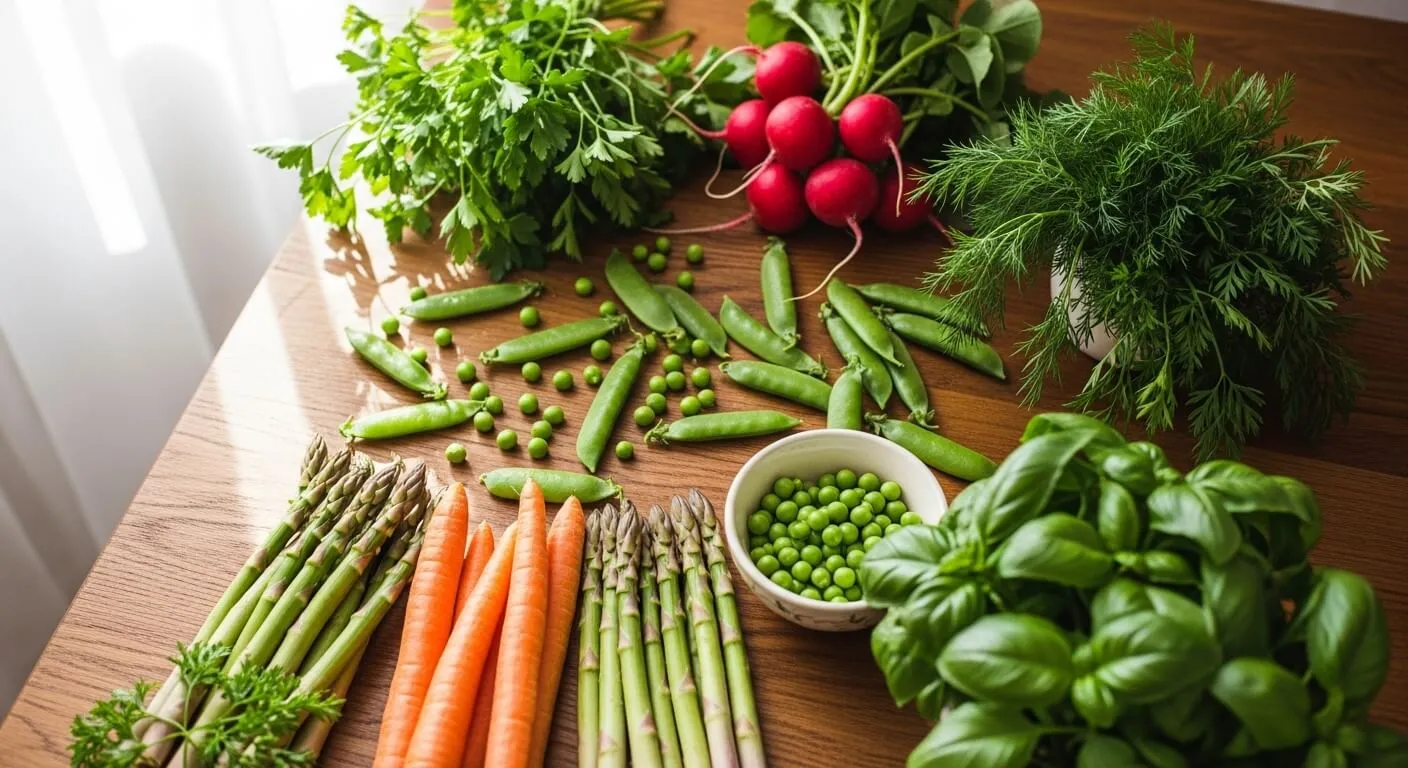 Spring Time Cook Off How to Cook Spring Vegetables With Fresh Herbs - Tri Recipe